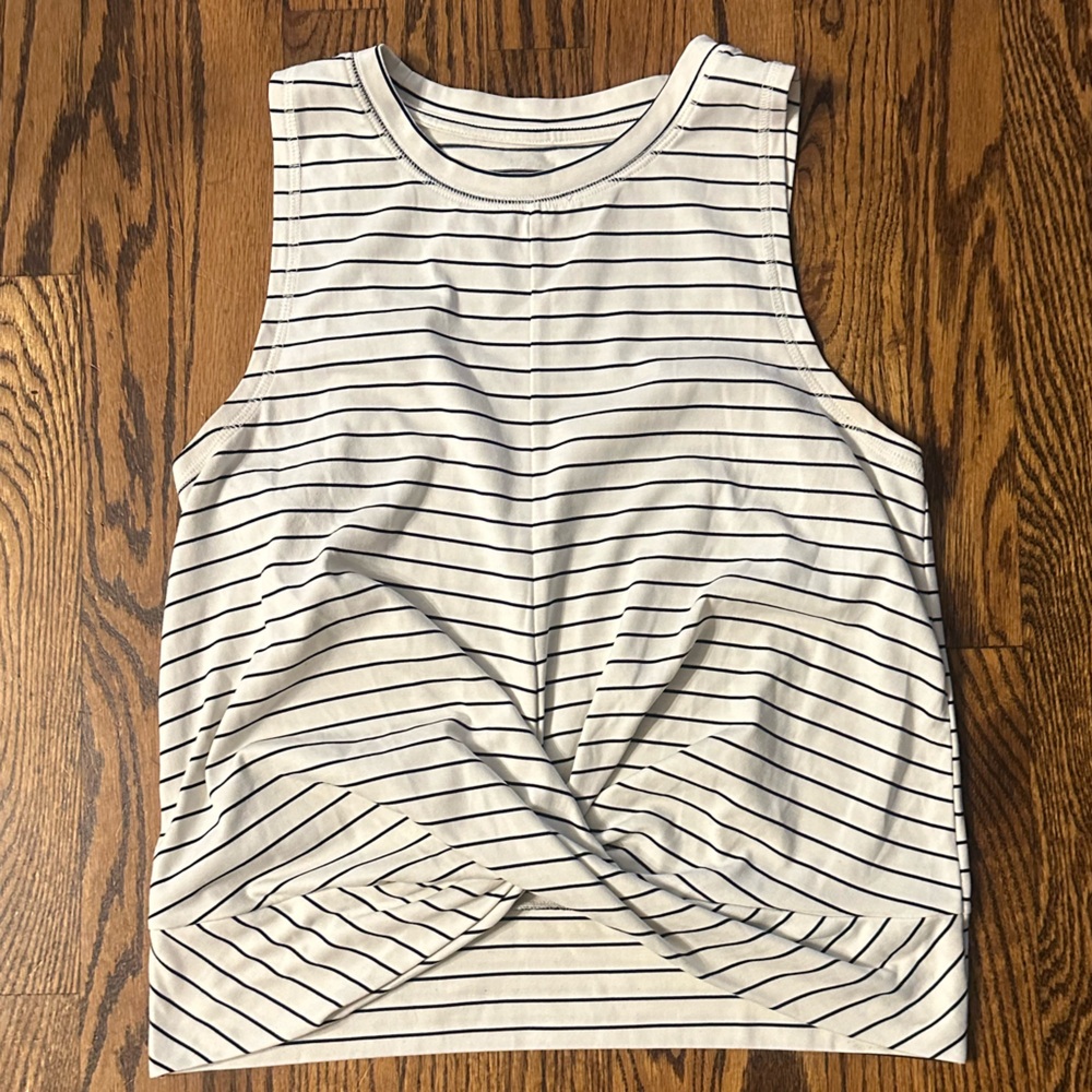 Striped Sleeveless Top